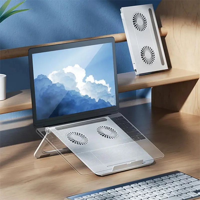 Silent Laptop Cooler with Cooling Fans for Stable Game Laptop Stand