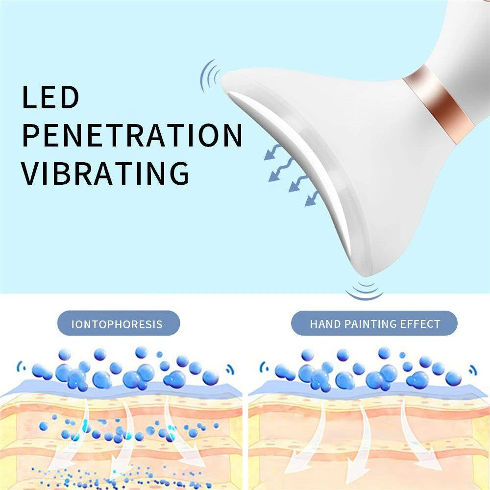 3-in-1 Face Massager Microcurrent Anti-Aging Beauty Device for Skin