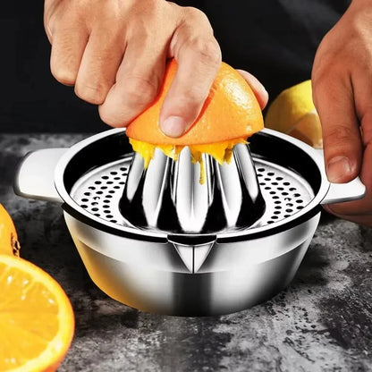 304 Stainless Steel Manual Juicer, Portable Lemon, Orange Fruit Press