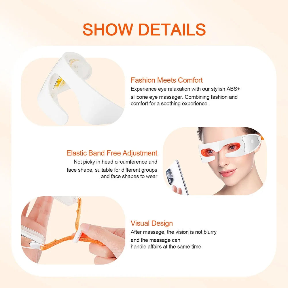 Eye Massager Skin Beauty Device for Dark Circles and Puffiness