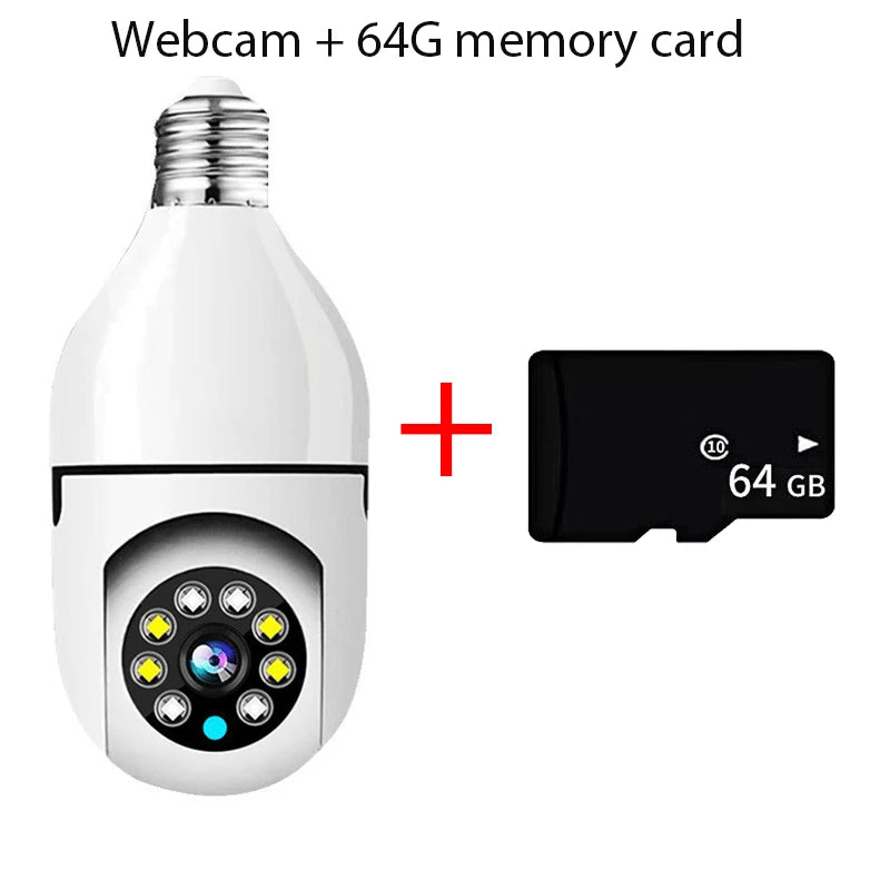 2.4G E27 WiFi Light Bulb Camera