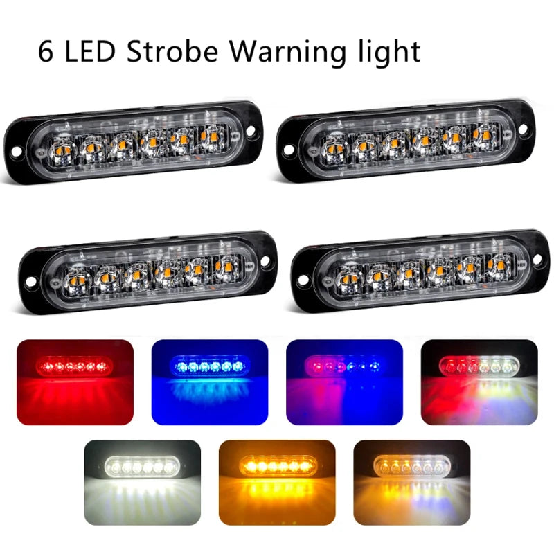 12V/24V LED Strobe Grille Lights