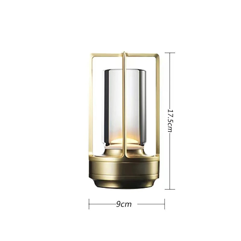 Rechargeable LED Touch Dimming Bedside Lamp