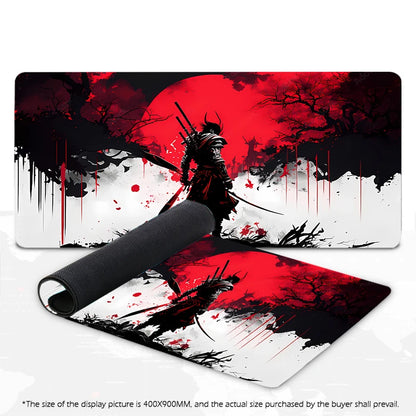 Samurai Warrior Mousepad Gaming Desk Mat Computer Accessories for PC