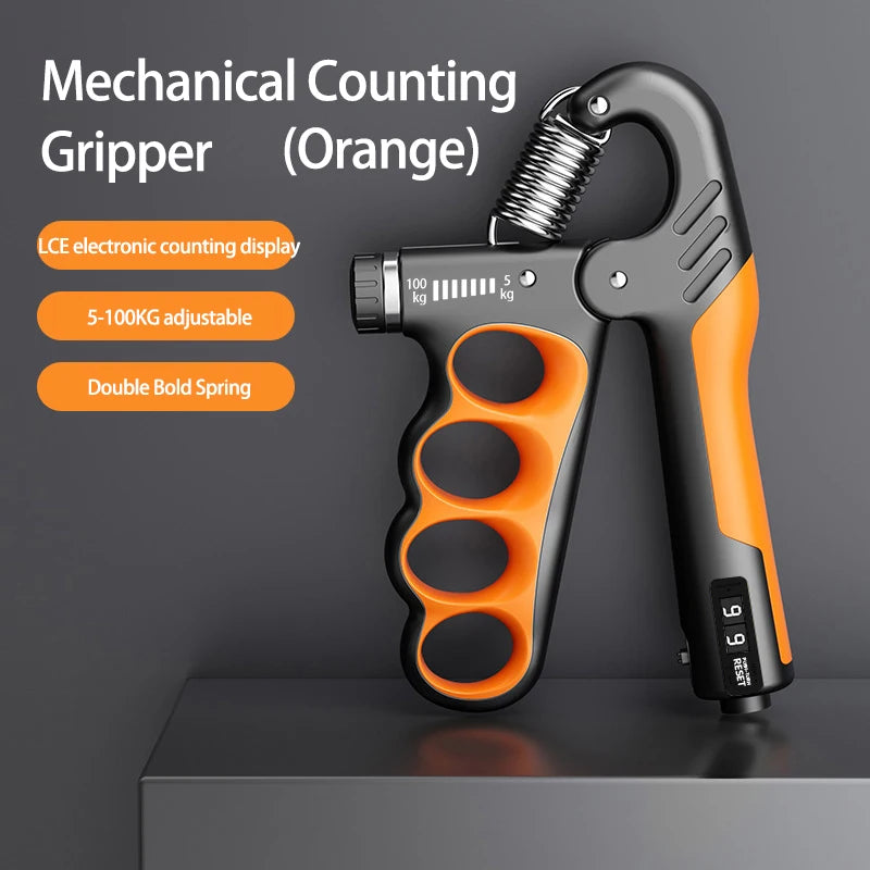 Adjustable Grip Strengthener 5-100kg Hand Expander for Muscle Recovery