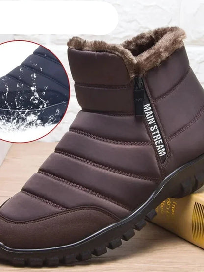 Winter Men’s Waterproof Ankle Snow Boots