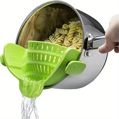 Adjustable Clip-On Pot Strainer