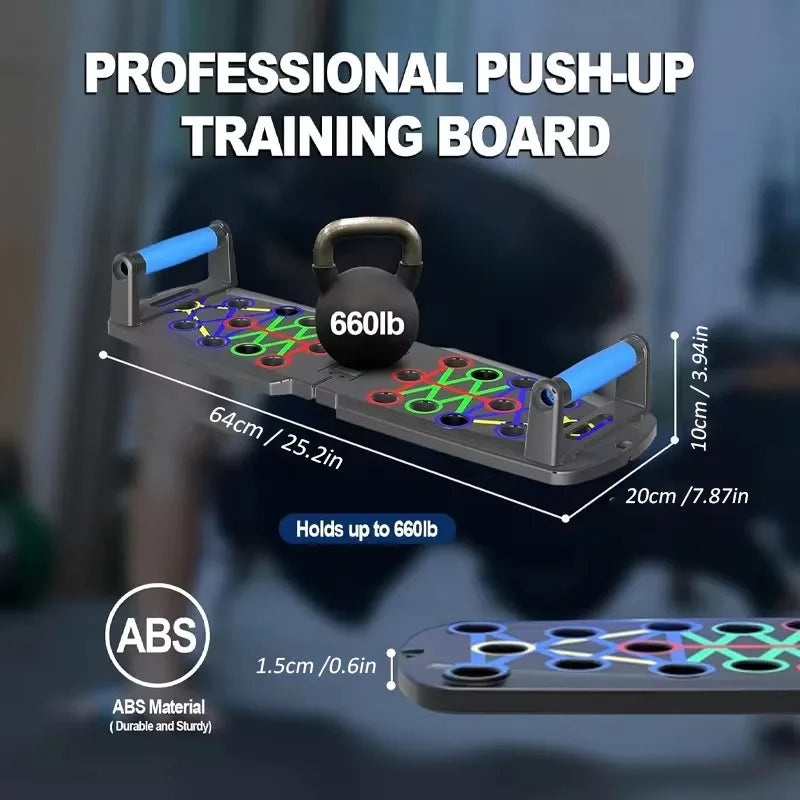 Automatic Count Push-Up Board Foldable Strength Training Equipment for Home