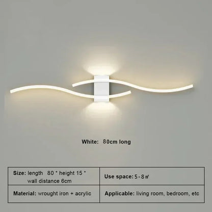 Modern LED Strip Wall Lamp