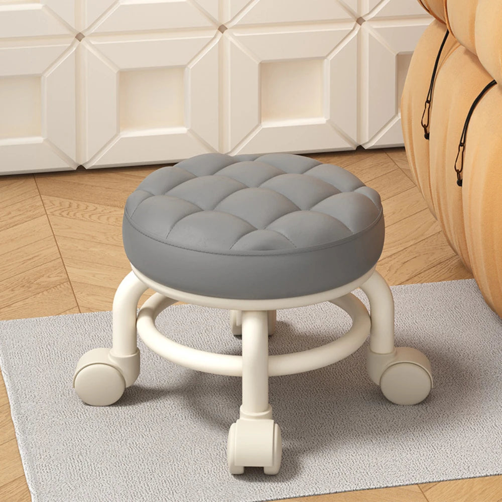 Low Stool with Wheels