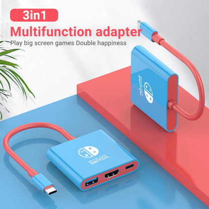 Portable Nintendo Switch Docking Station TYPE-C Hub with HDMI USB