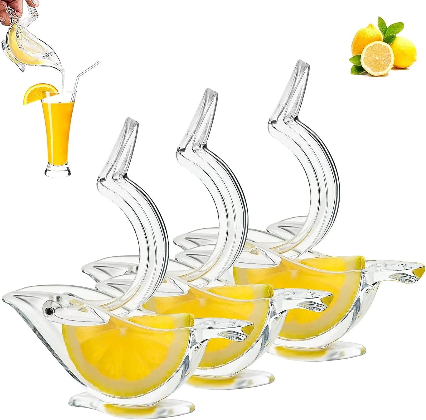 Mini Bird-Shaped Manual Juicer for Orange, Lemon, Fruit Squeeze