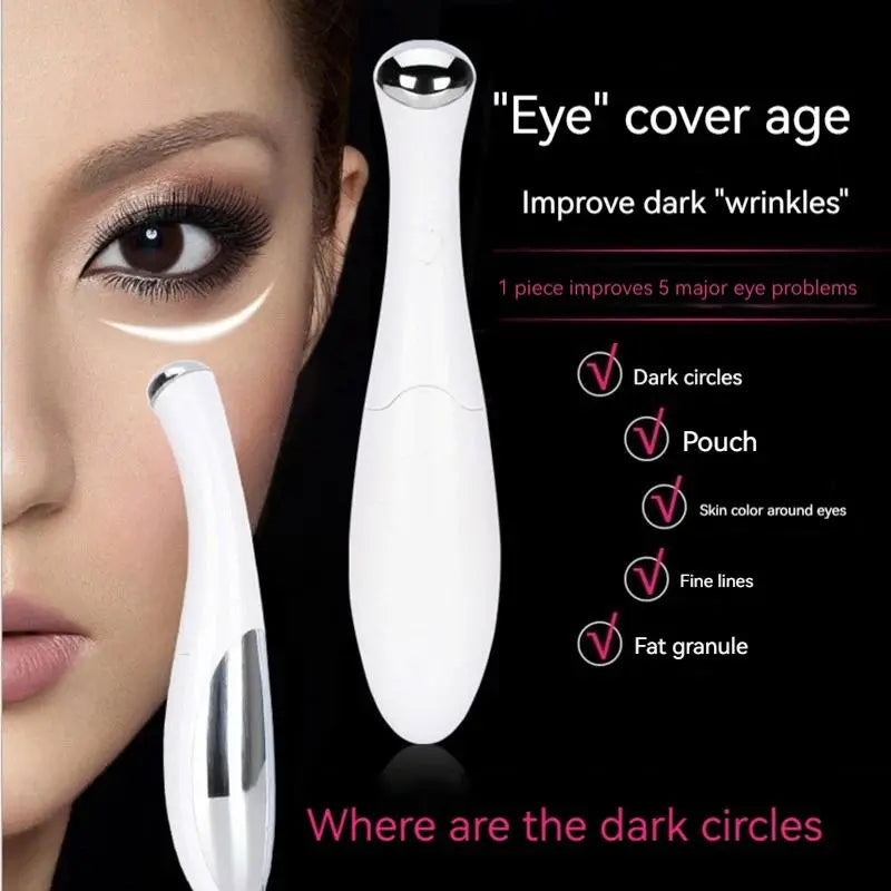 Electric Eye Massager for Reducing Fine Lines and Puffiness