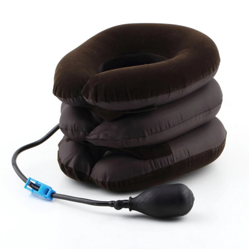 Inflatable 3-Layer Neck Massager