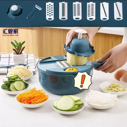 Multifunctional Vegetable Cutter Slicer for Potatoes, Radish, and More