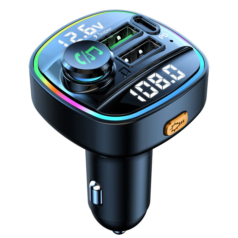 Bluetooth 5.0 FM Transmitter MP3 Player