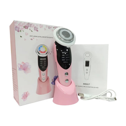 7-in-1 EMS Microcurrent LED Face Lifting Skin Rejuvenation Device