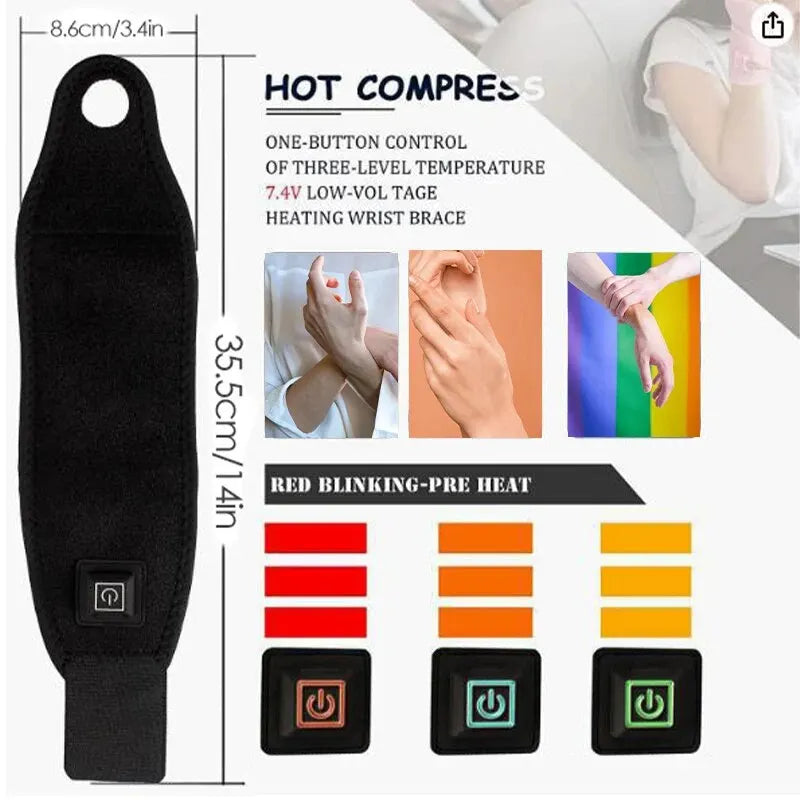 USB Heating Wrist Support Brace