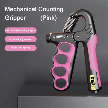 Adjustable Grip Strengthener 5-100kg Hand Expander for Muscle Recovery