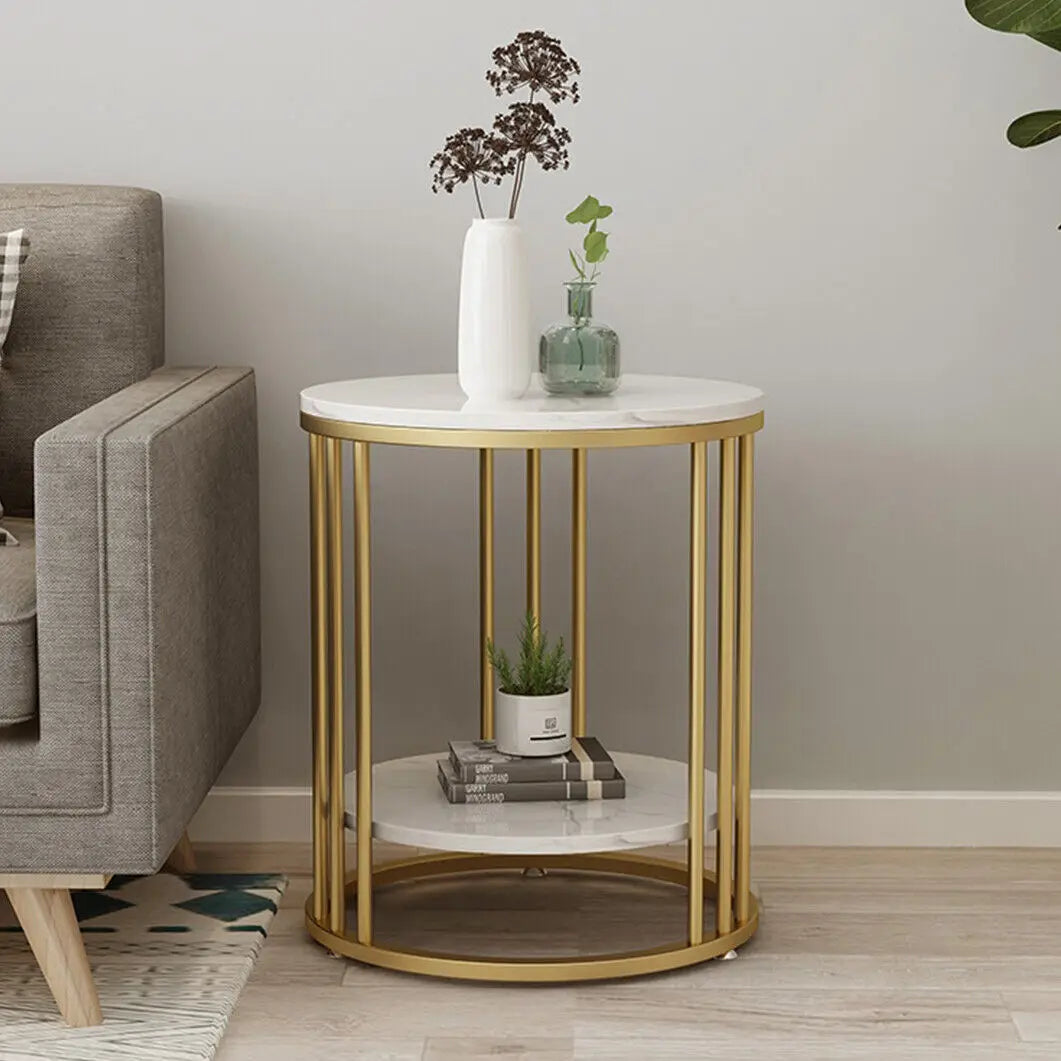 Tier Marble Side Table