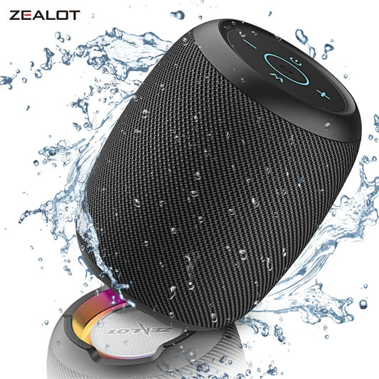 ZEALOT S53 Wireless Bluetooth Speaker 10 hours 10w super loud sound bluetooth speaker IPX6 waterproof for phone TF card USB