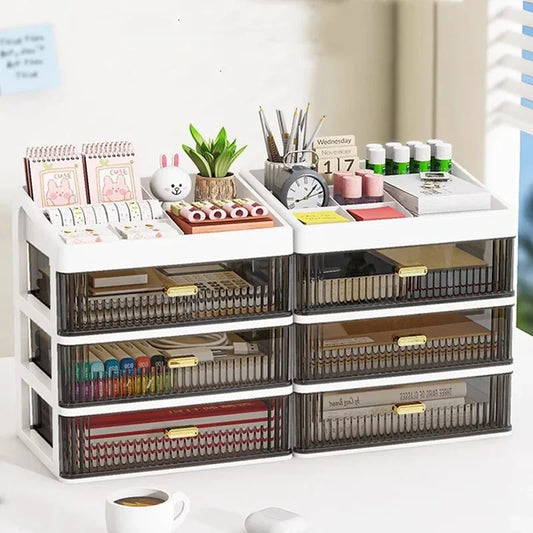 Transparent Plastic Drawer Organizer Box