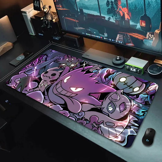 P-Pokemon Gengar Grande XXL Gaming Mousepad Desk Mat for PC