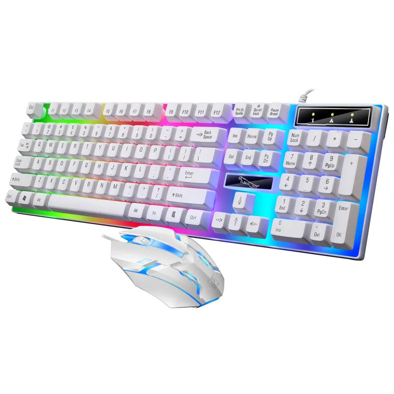 RGB Gaming Keyboard and Mouse Combo Set for PC, Laptop