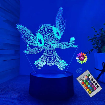 3D Illusion Stitch Night Light