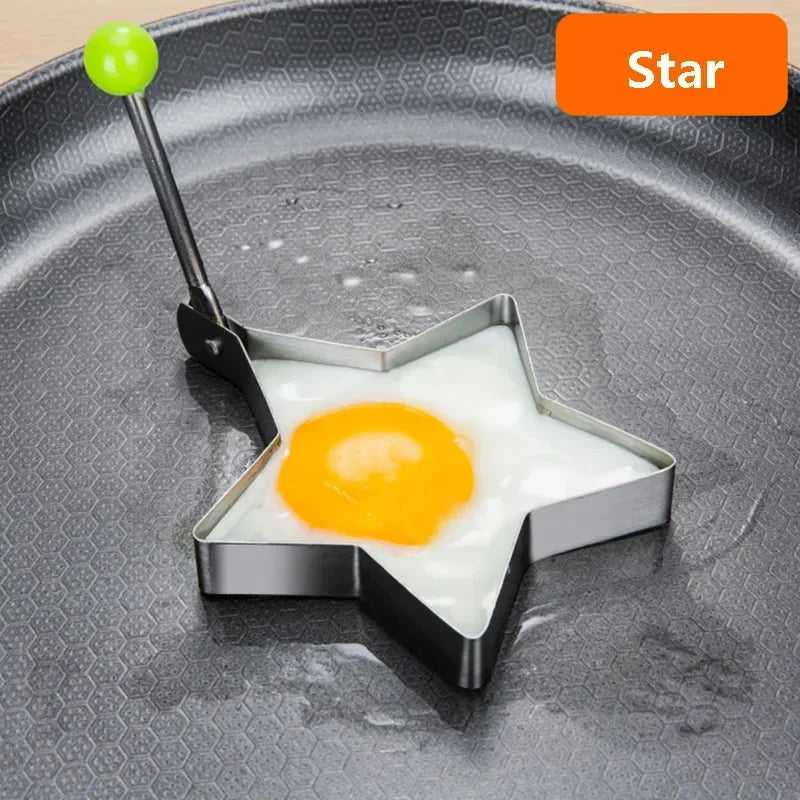 Stainless Steel Fried Egg, Pancake, Omelette Rings - 5 Styles