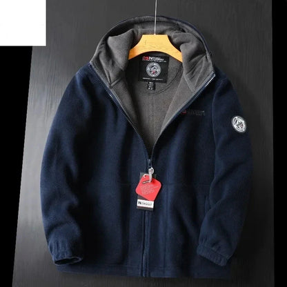 Men's Winter Wool Jacket Hooded