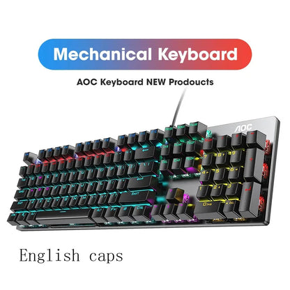 GK410 Hot Swap Mechanical Keyboard with RGB Light for Gaming