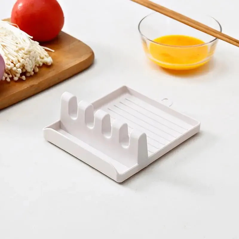 Kitchen Spatula and Pot Lid Rack, Spoon & Chopstick Holder