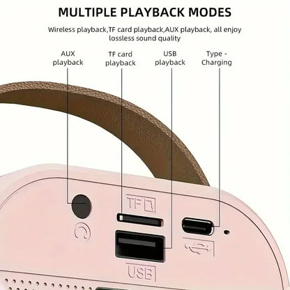 Portable Karaoke Machine with Bluetooth 5.3