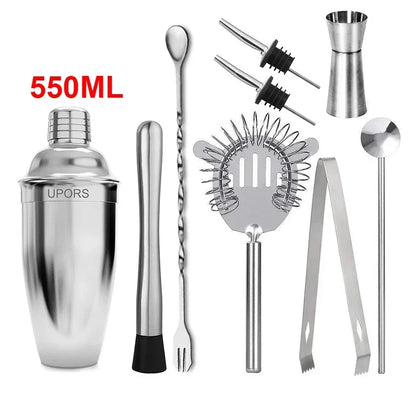 Stainless Steel Cocktail Shaker Mixer, Boston Shaker for Bartenders