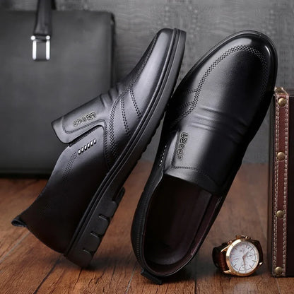 Slip-On Leather Loafers