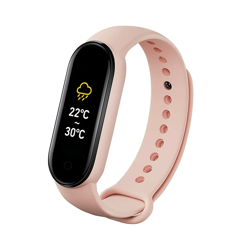 M6 Smart Watch Fitness Tracker Heart Rate Blood Pressure Monitor