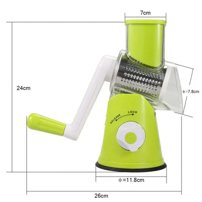 Vegetable Cutter, Slicer, Cheese Chopper, Potato Shredder, Manual Machine