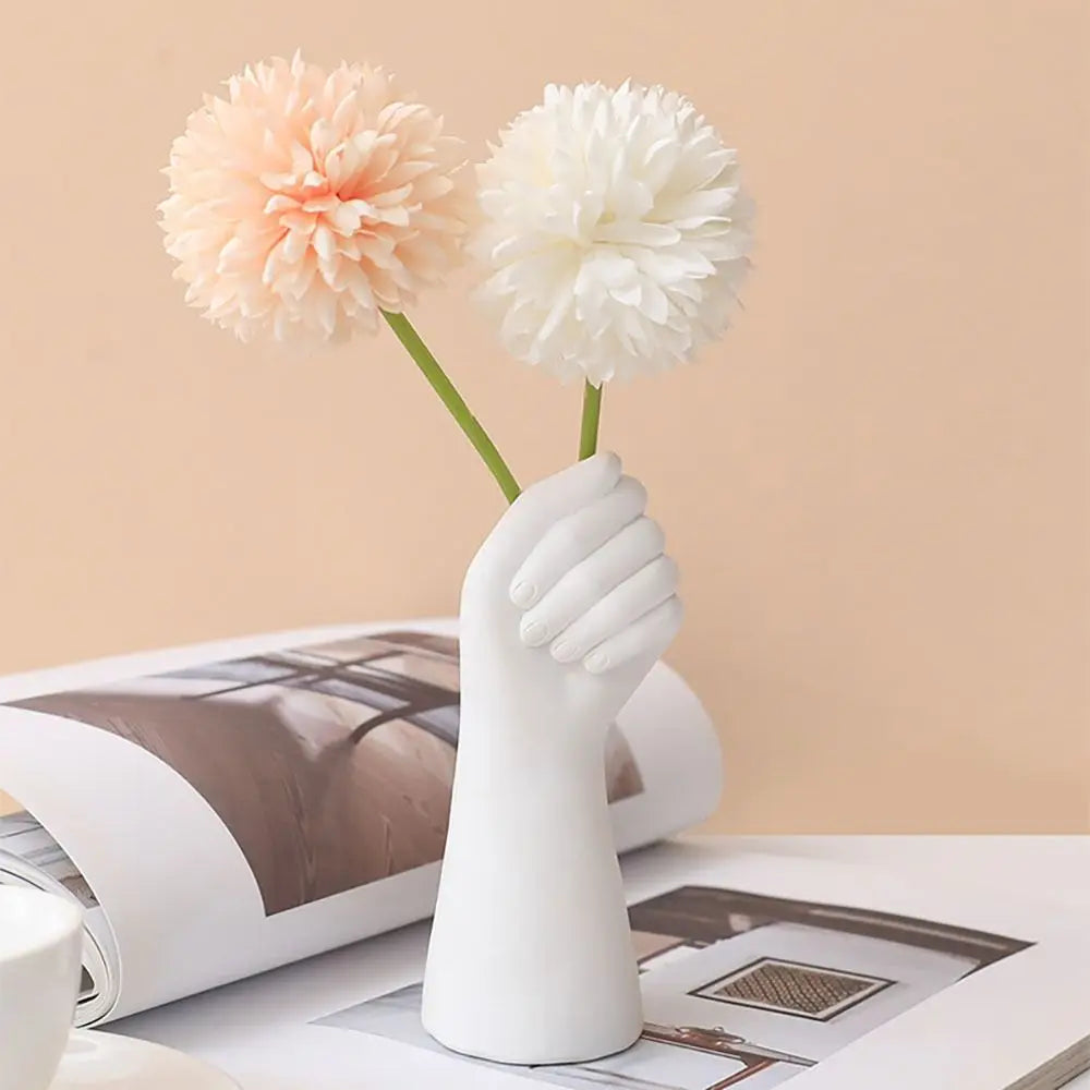 Creative White Resin Vase