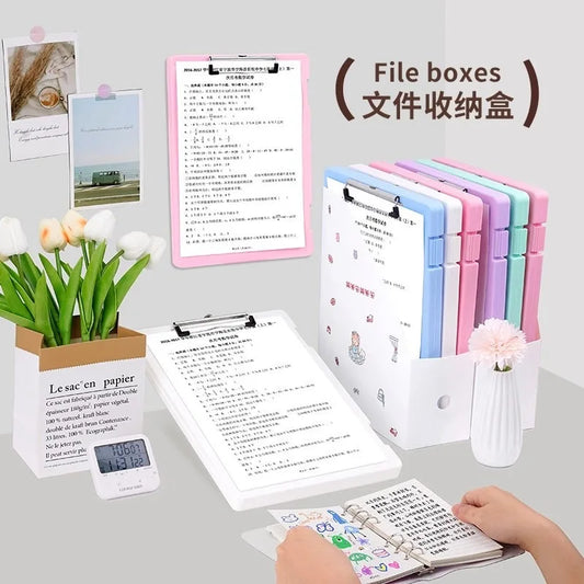 A4 Clipboard Folder Organizer Box