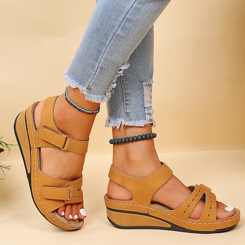 Open Toe Summer Wedge Sandals