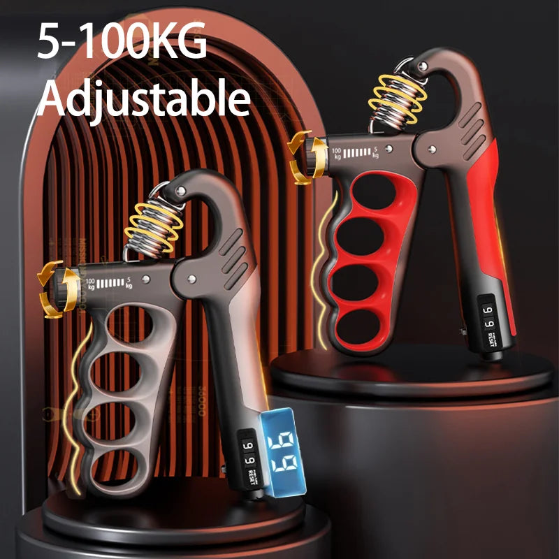 Adjustable Grip Strengthener 5-100kg Hand Expander for Muscle Recovery