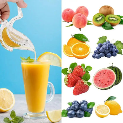 Mini Bird-Shaped Manual Juicer for Orange, Lemon, Fruit Squeeze