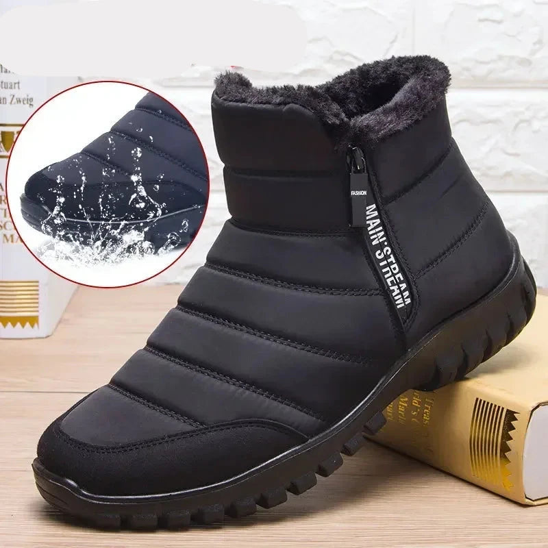 Winter Men’s Waterproof Ankle Snow Boots