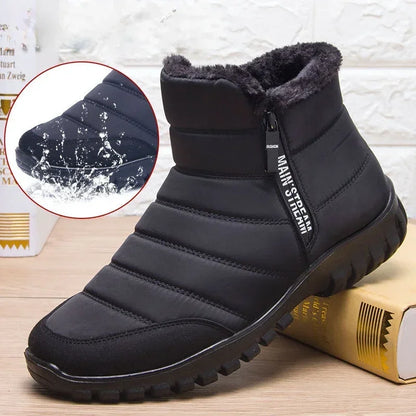 Winter Men’s Waterproof Ankle Snow Boots