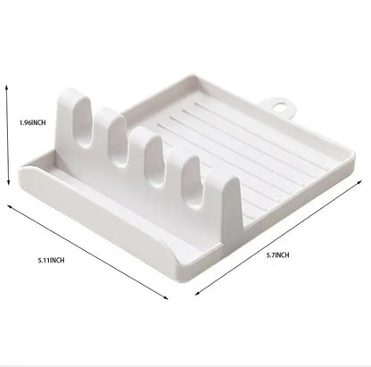 Kitchen Spatula and Pot Lid Rack, Spoon & Chopstick Holder