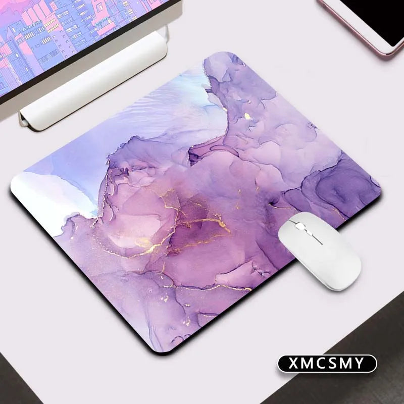 Marble Gaming Keyboard and Mouse Pad Deskmat for PC Accessories