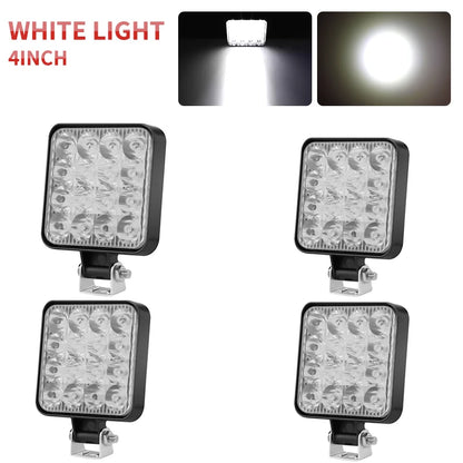 BraveWAY LED Work Light/Driving Light Super Bright Fog Light DRL for offroad Trucks 4x4 ATV UTV