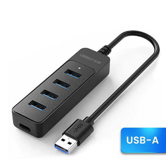 Elough 4 Ports USB Hub 3.0 High-Speed Expander for PC