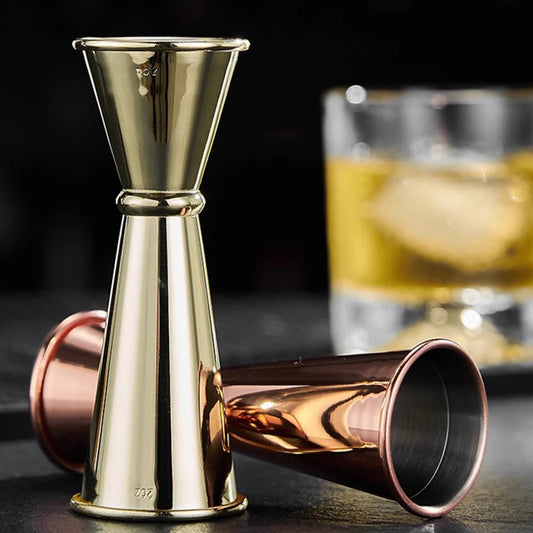 Dual Shot Stainless Steel Measure Cup, Cocktail Shaker, Barware Tool